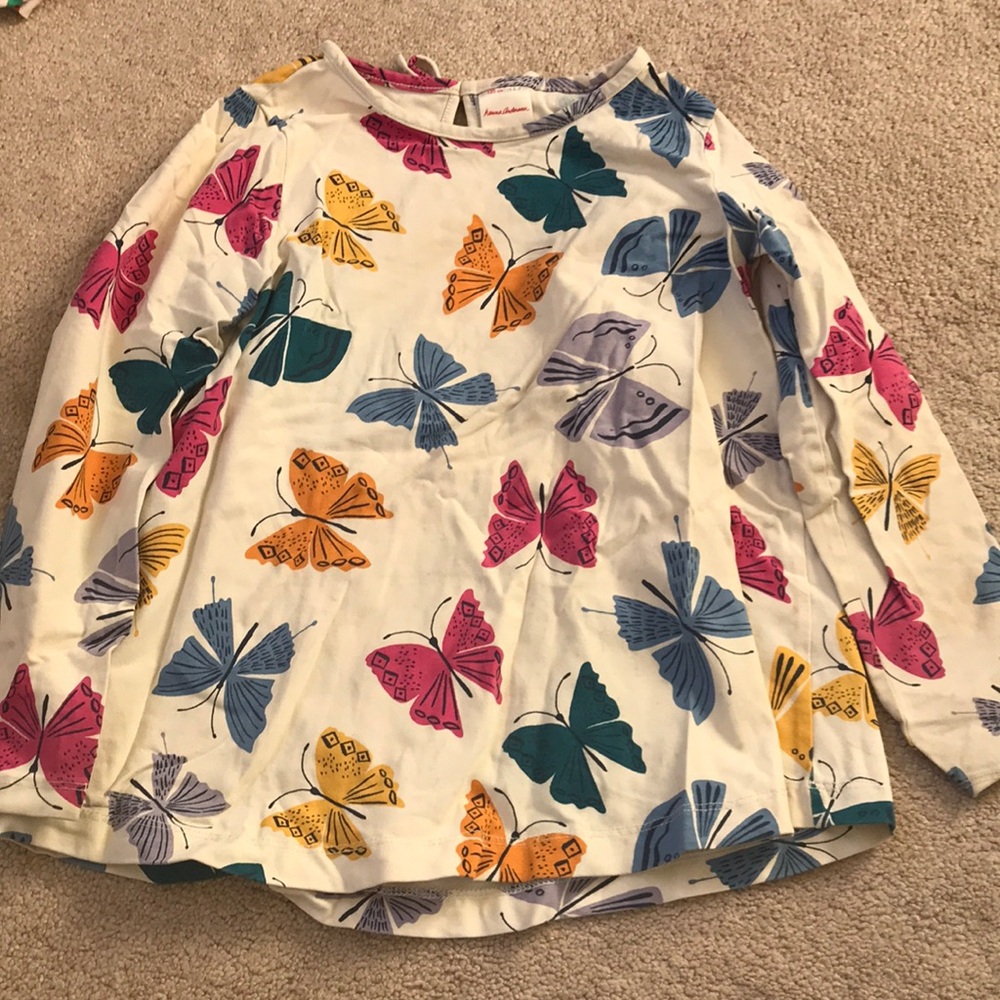 Cute butterfly flare top